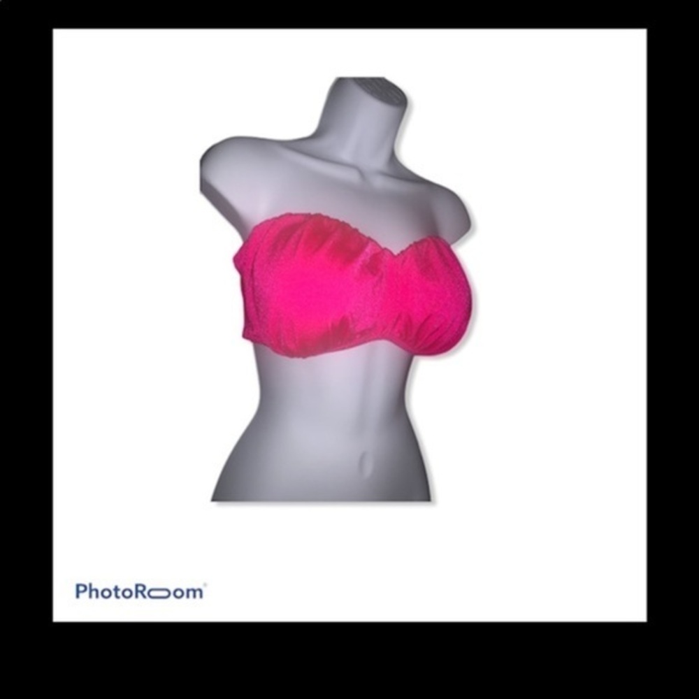 Attention swimwear pink swim top size L